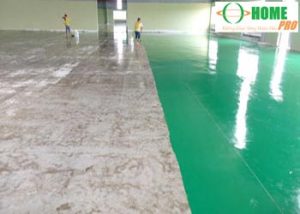 Quy trình thi công sơn Epoxy sàn nhà xưởng hệ lăn-homepro