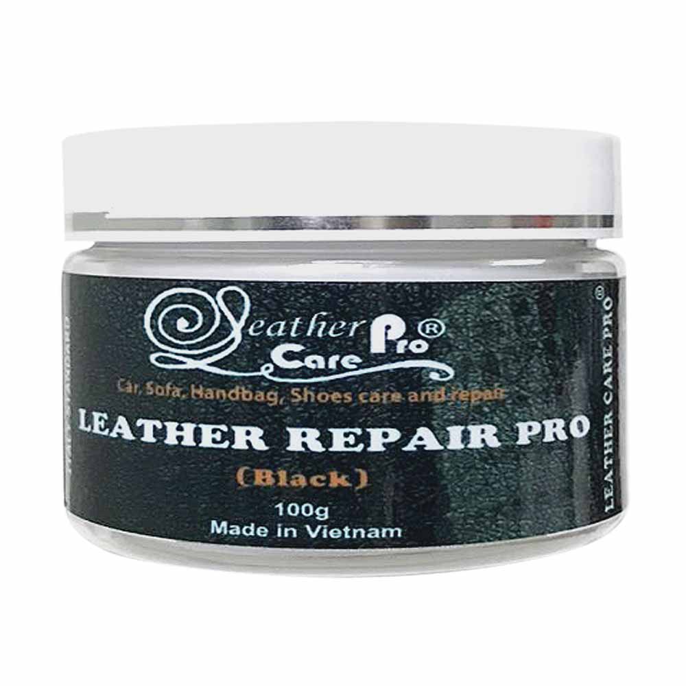 Keo trét sửa chữa vết nứt bề mặt ghế Sofa da, ghế da xe ô tô – Leather Repair Pro (Black)