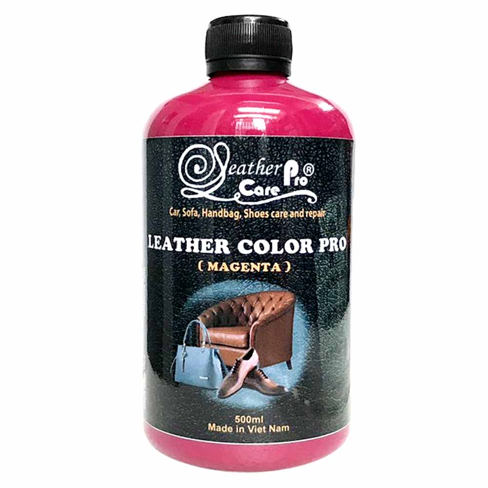 Màu sơn túi xách da, giày da, ghế Sofa da – Leather Color Pro (Magenta)