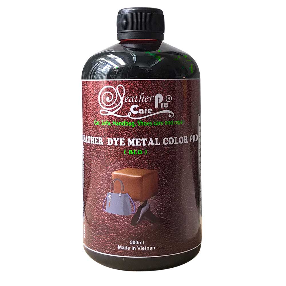 Thuốc nhuộm da Bò, thuốc nhuộm da bò thuộc – Leather Dye Metal Color Pro (Red)