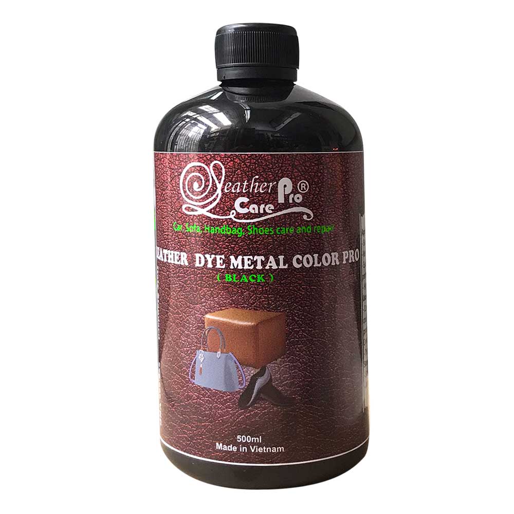 Thuốc nhuộm da Bò, thuốc nhuộm giày da – Leather Dye Metal Color Pro (Black)